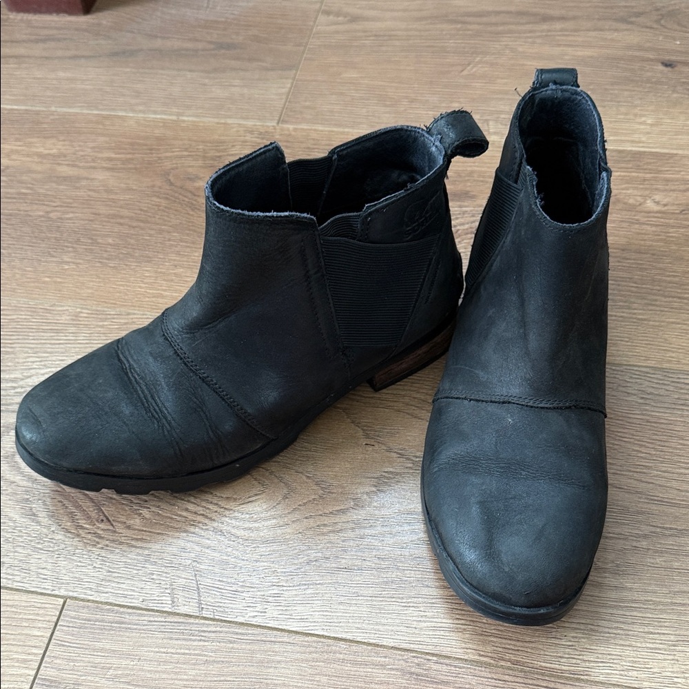 Sorel Black Ankle Boots